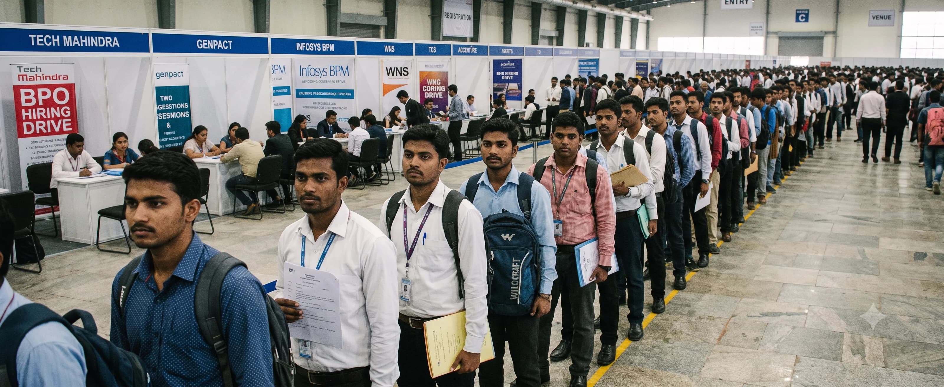 High-volume hiring on Recruitkar